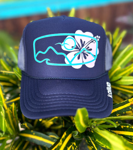 Hibiscus Trucker Hat