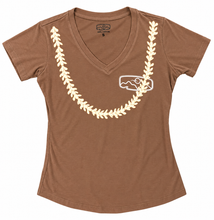 Load image into Gallery viewer, Kailua Lei V-Neck Caramel
