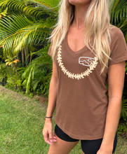 Load image into Gallery viewer, Kailua Lei V-Neck Caramel